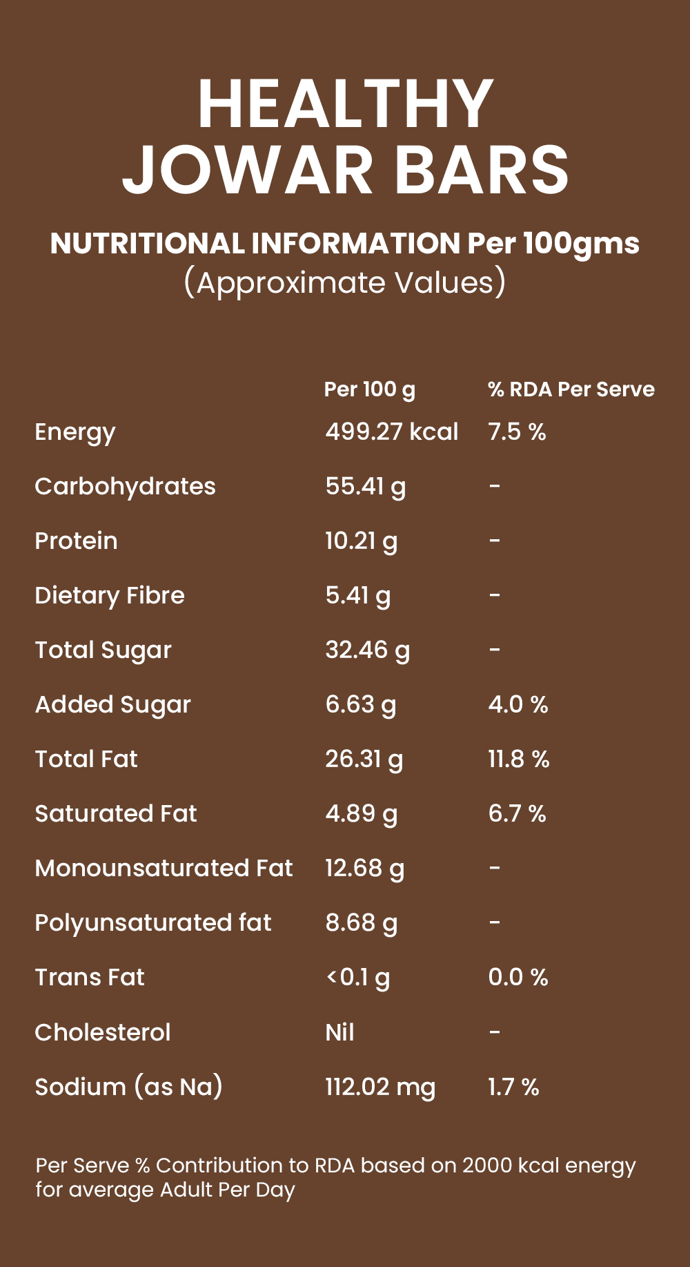 Healthy Jowar Bar