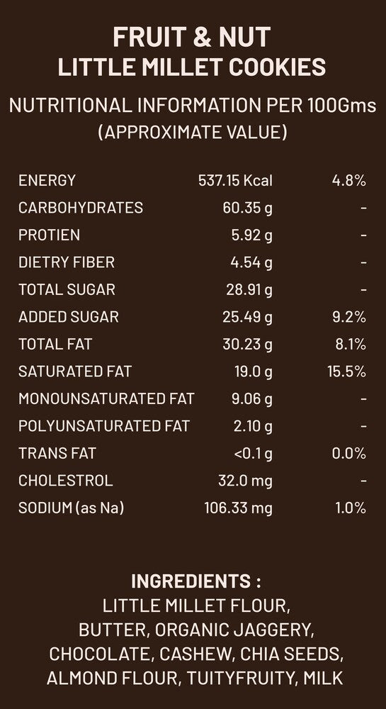 Fruit & Nut Little Millet